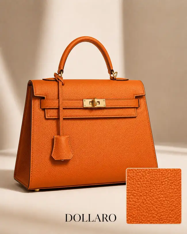 Dollaro camel orange handbag