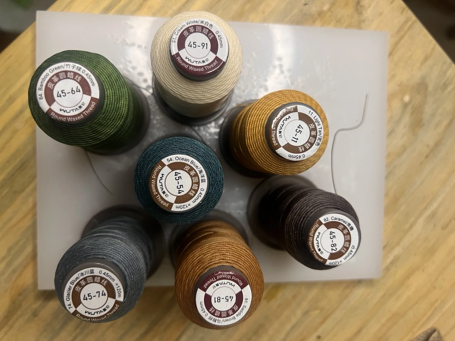 Hilos WUTA disponibles en GARA Atelier