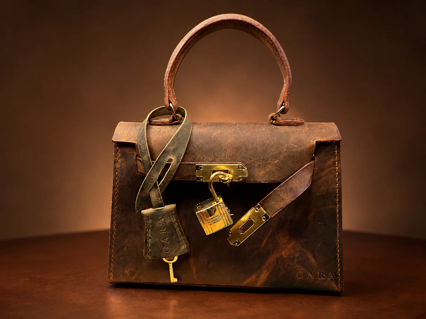 Bolsa Candado Dorado · vista 2